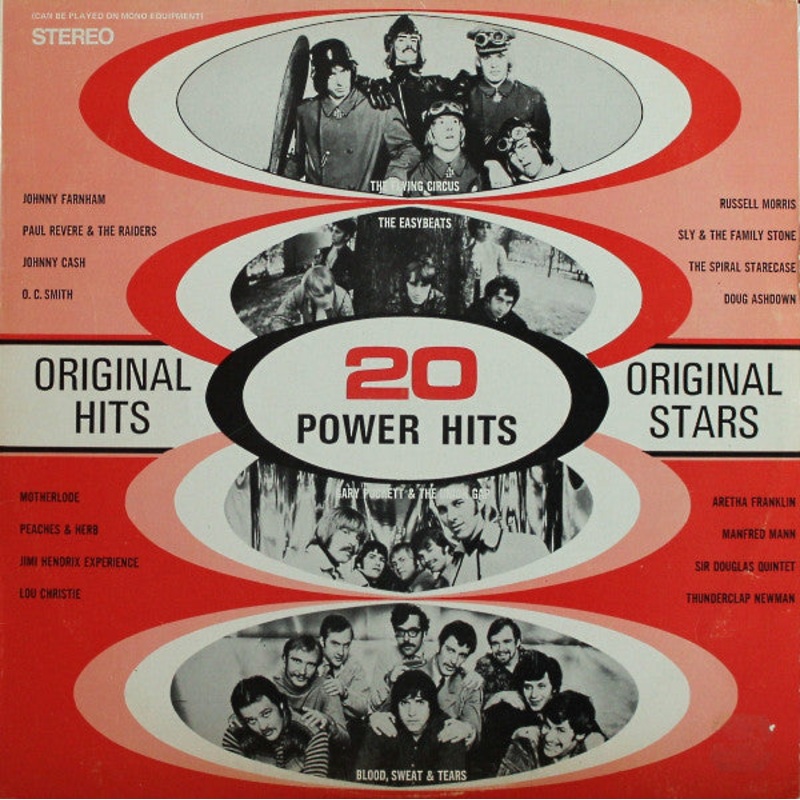 Various – 20 Power Hits (LP, Comp, Ltd) (Good Plus (G+))