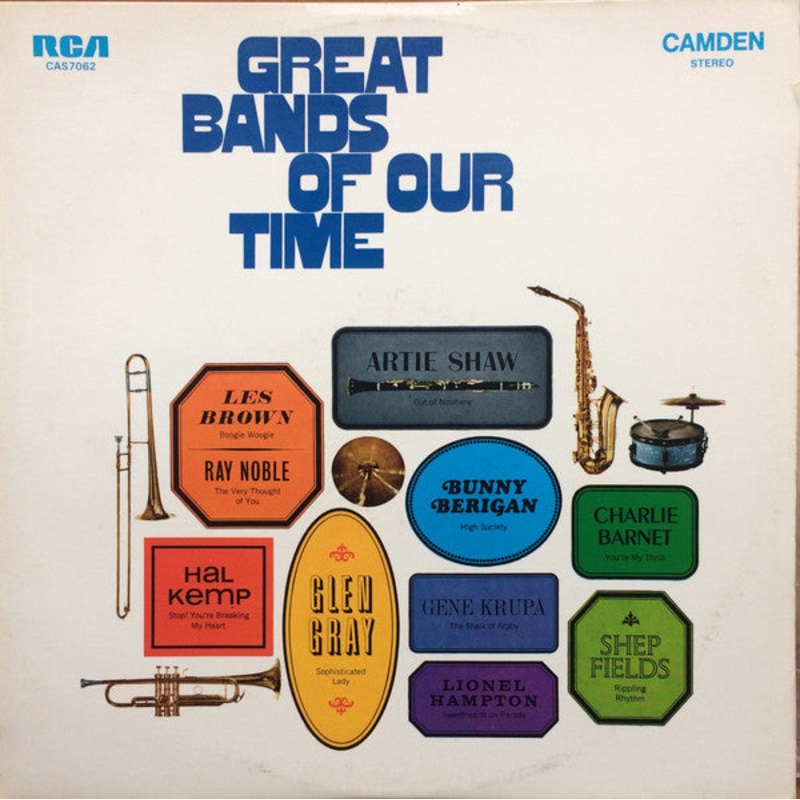 Various – Great Bands Of Our Time (LP, Comp) (Very Good Plus (VG+))