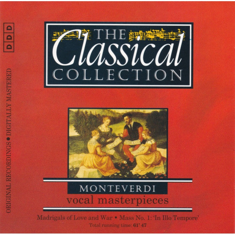 Claudio Monteverdi – Vocal Masterpieces (CD, Comp) (Very Good Plus (VG+))
