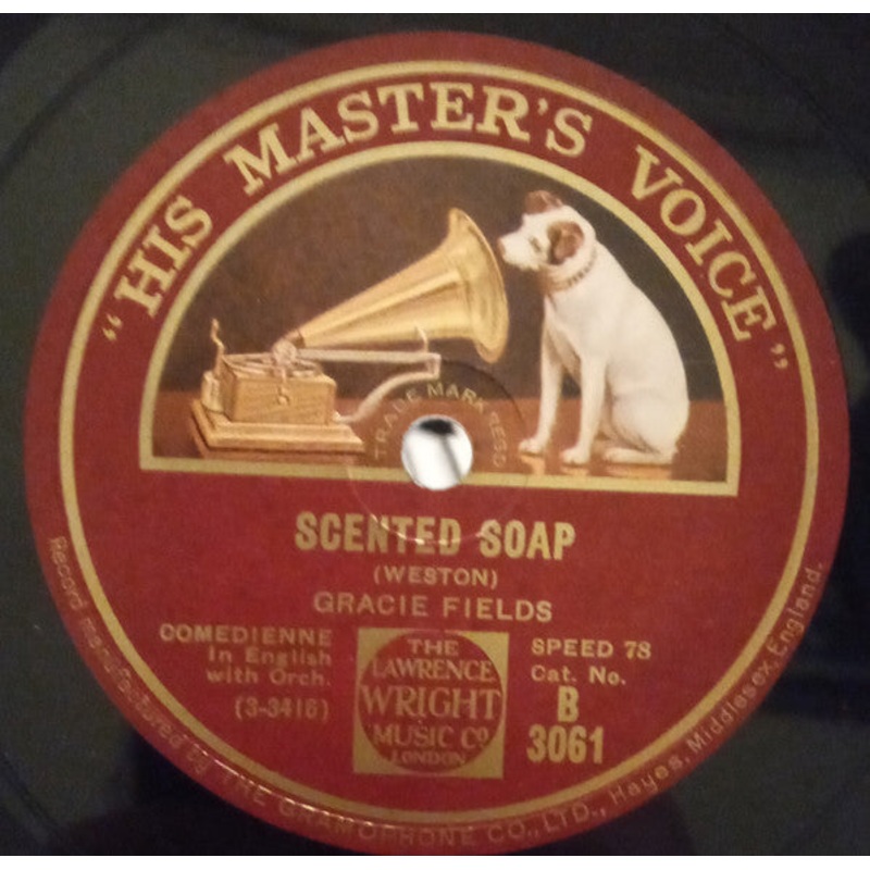 Gracie Fields – Nagasaki / Scented Soap (Shellac, 10) (Very Good (VG))