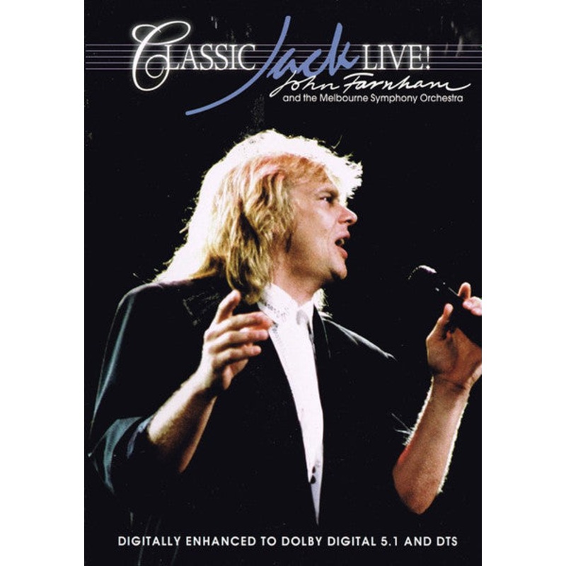 John Farnham & Melbourne Symphony Orchestra – Classic Jack Live! (DVD-V, PAL) (Very Good Plus (VG+))