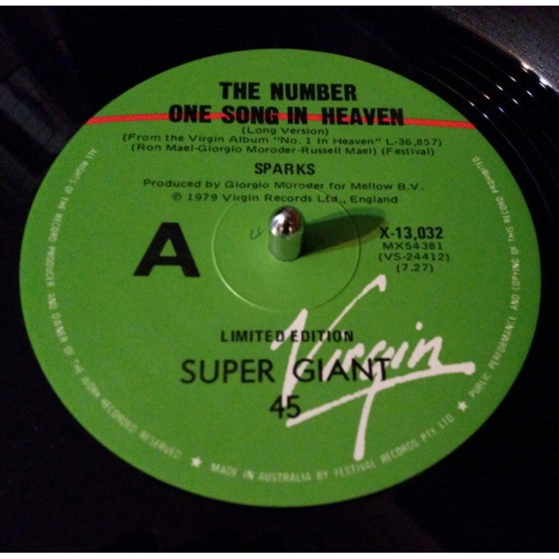 Sparks – The Number One Song In Heaven (12, Ltd) (Good Plus (G+))