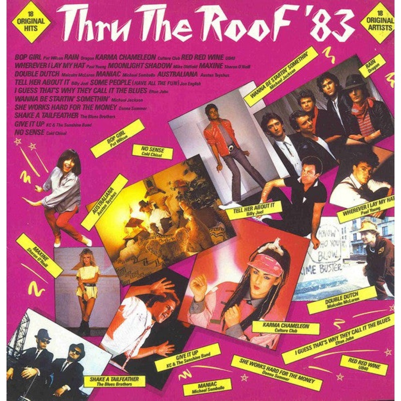Various – Thru The Roof ’83 (LP, Comp) (Good Plus (G+))
