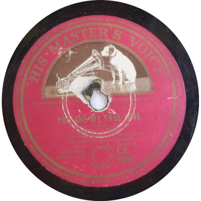 Donald Peers And The Merry Macs – You Are My True Love / Mockin’ Bird Hill (Shellac, 10) (Very Good (VG))