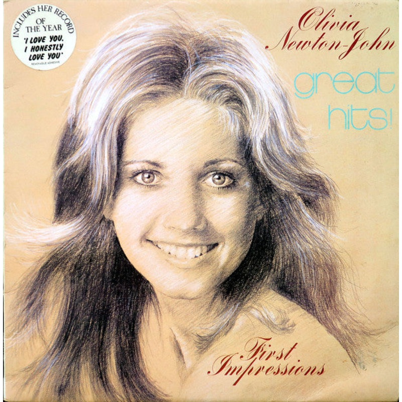 Olivia Newton-John – First Impressions (LP, Comp, Red) (Very Good Plus (VG+))