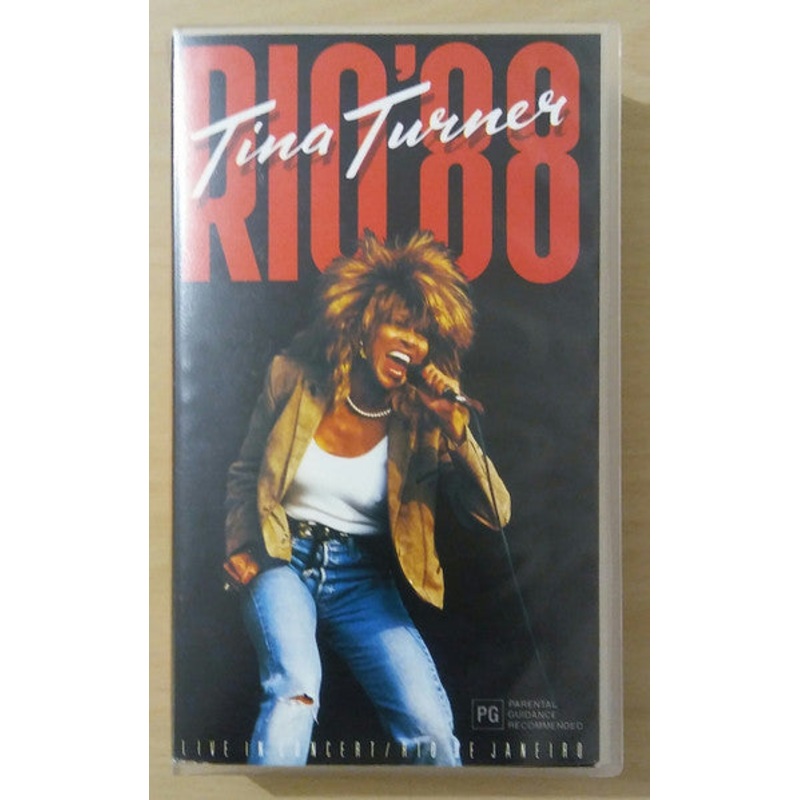 Tina Turner – Rio’88 (Live In Concert / Rio De Janeiro) (VHS, PAL) (Very Good Plus (VG+))