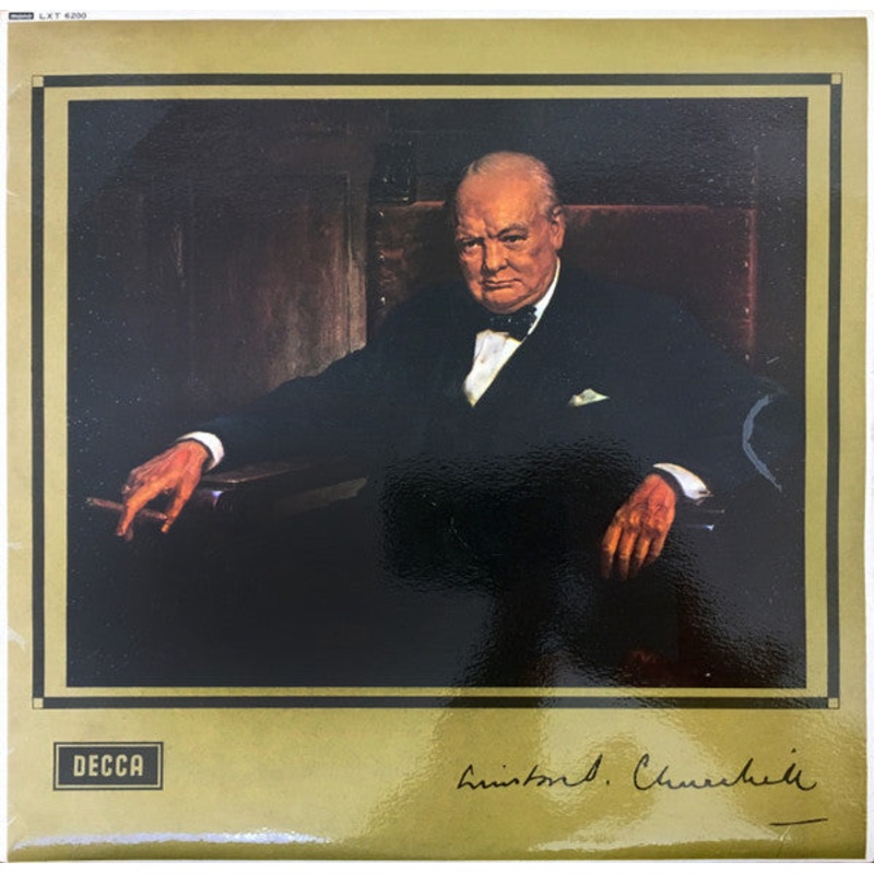 Winston Churchill – The Voice Of Winston Churchill (LP, Mono) (Very Good Plus (VG+))