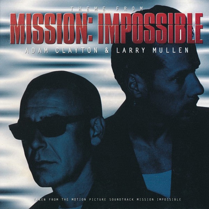 Adam Clayton & Larry Mullen – Theme From Mission: Impossible (CD, Single, Car) (Very Good (VG))