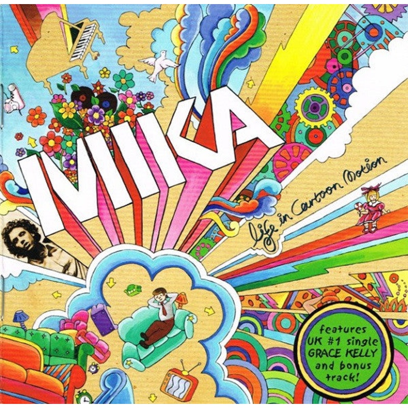 MIKA  – Life In Cartoon Motion (CD, Album, Enh) (Very Good Plus (VG+))