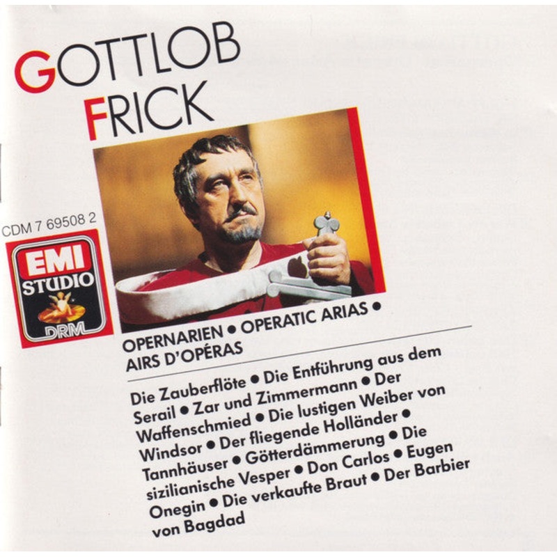 Gottlob Frick – Arien Und Szenen (CD, Comp) (Very Good Plus (VG+))