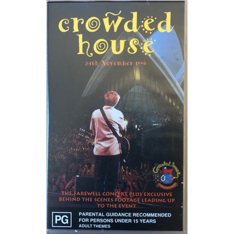 Crowded House – Farewell To The World, 24th November 1996 (VHS, Album, PAL) (Very Good Plus (VG+))