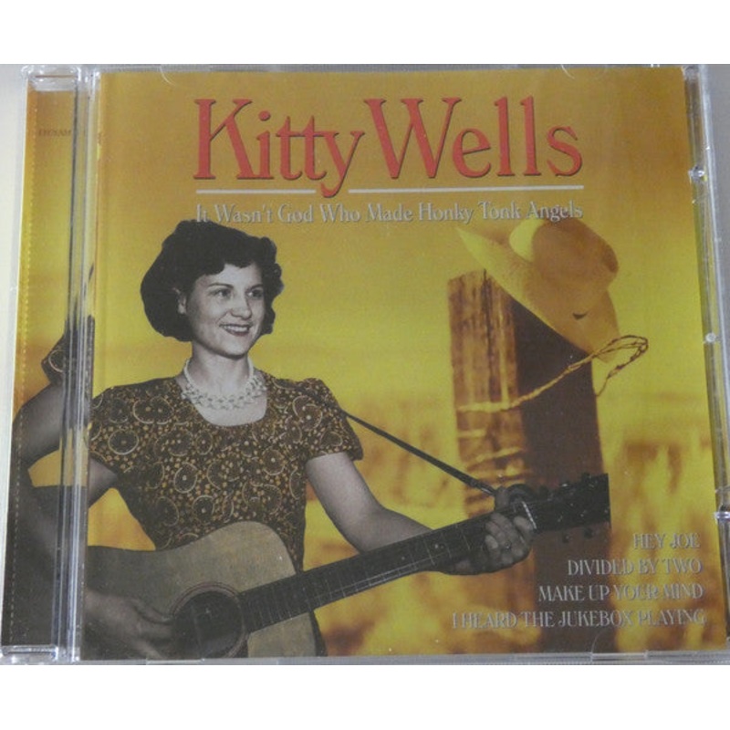 Kitty Wells – It Wasn’t God Who Made Honky Tonk Angels (CD, Comp) (Very Good Plus (VG+))