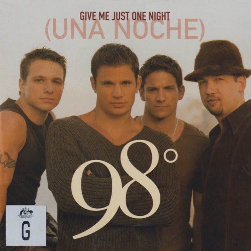 98 Degrees – Give Me Just One Night (Una Noche) (CD, Single, Enh, Car) (Very Good (VG))