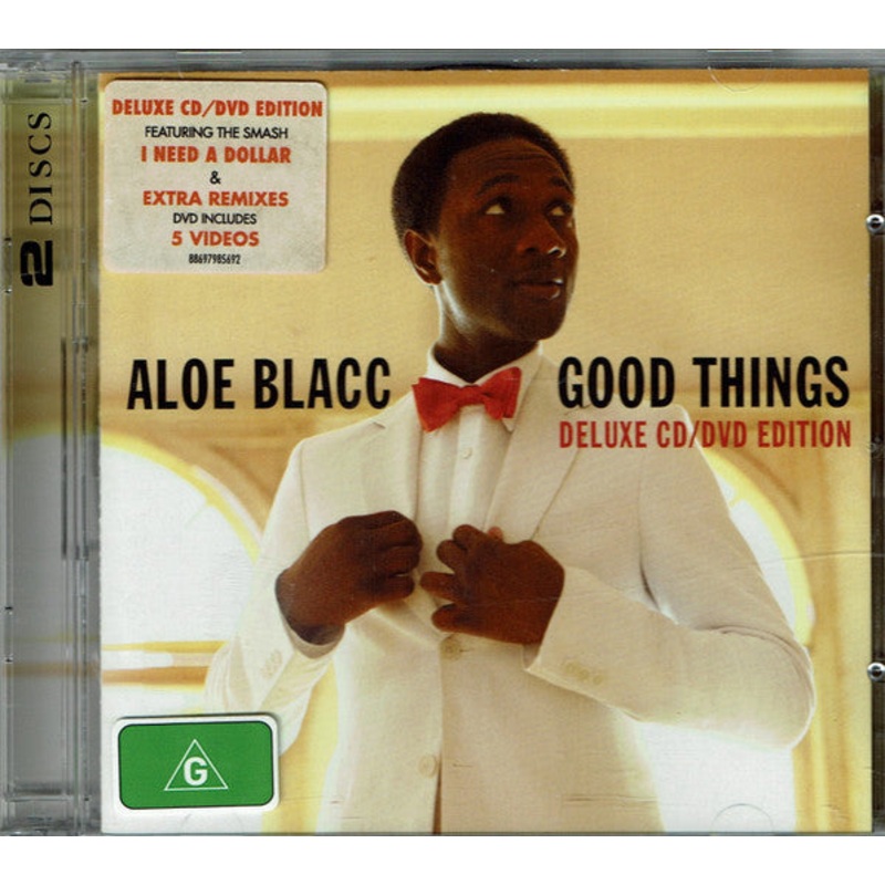Aloe Blacc – Good Things (CD, Album + DVD-V + Dlx) (Very Good Plus (VG+))