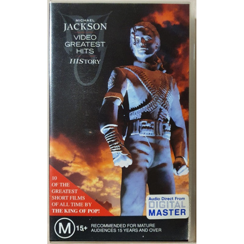 Michael Jackson – Video Greatest Hits – HIStory (VHS, PAL) (Very Good Plus (VG+))