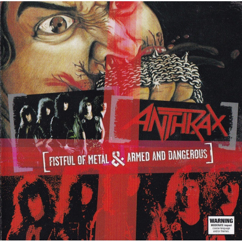 Anthrax – Fistful Of Metal & Armed And Dangerous (CD, Comp) (Very Good Plus (VG+))