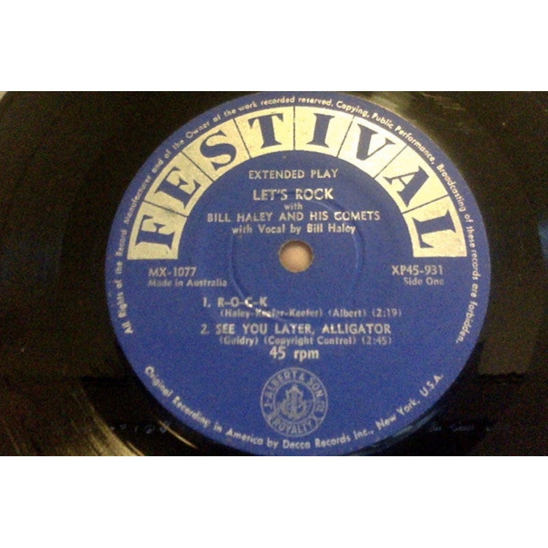 Bill Haley And His Comets – Let’s Rock (7, EP) (Very Good (VG))