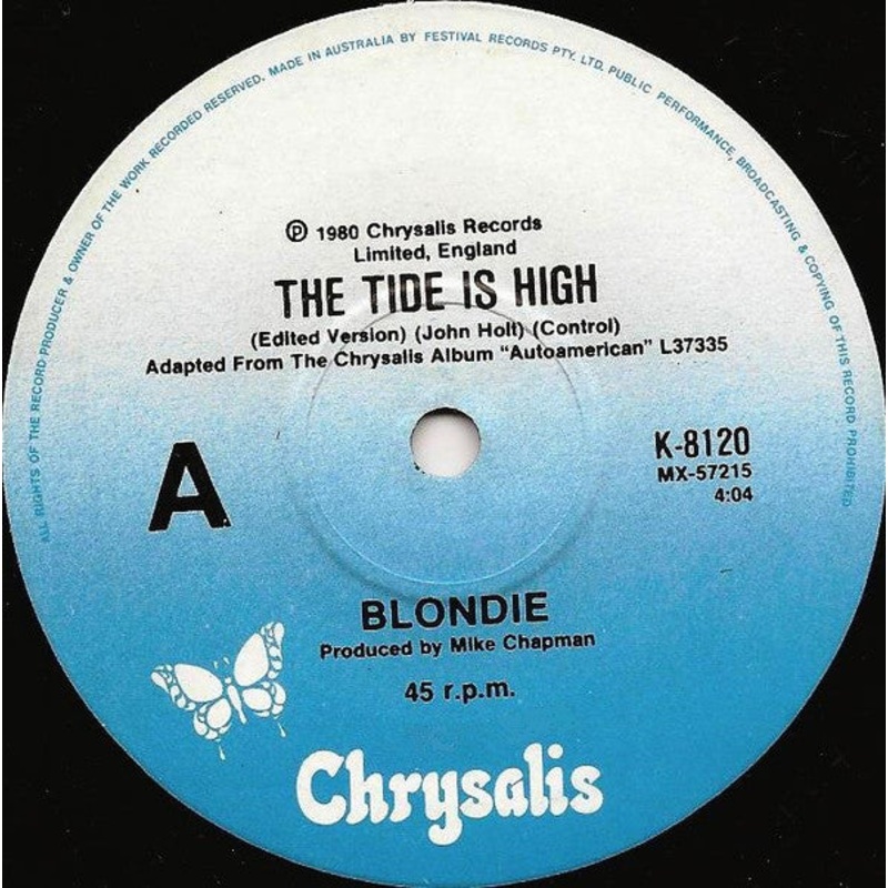 Blondie – The Tide Is High (7, Single) (Very Good Plus (VG+))