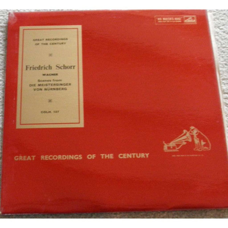 Friedrich Schorr, Richard Wagner – Scenes From Die Meistersinger (LP, Comp, Mono) (Very Good Plus (VG+))