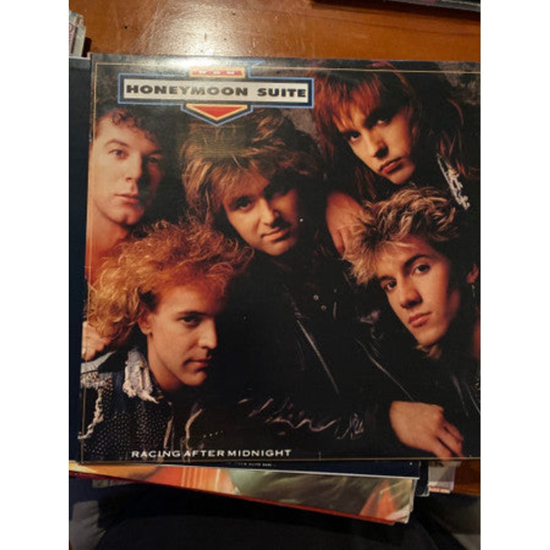 Honeymoon Suite – Racing After Midnight (LP, Album) (Good Plus (G+))