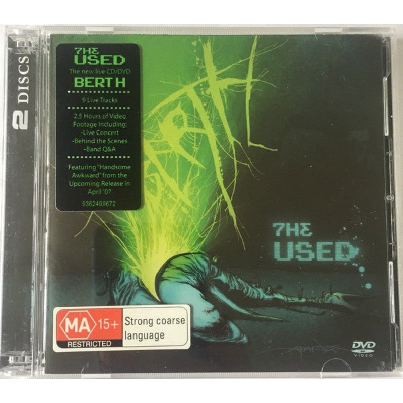 The Used – Berth (CD, Album + DVD-V) (Fair (F))