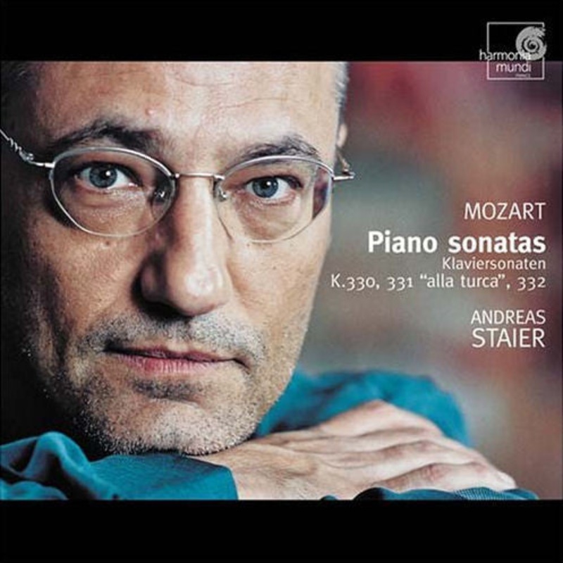 Wolfgang Amadeus Mozart / Andreas Staier – Piano Sonatas K.330, 331 Alla Turca, 332 (CD, Album) (Very Good Plus (VG+))