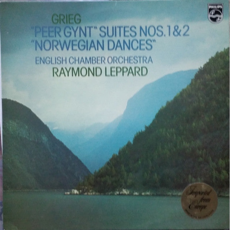 Edvard Grieg, English Chamber Orchestra, Raymond Leppard – Peer Gynt: Suites Nos. 1 & 2 – Norwegian Dances (LP) (Very Good (VG))