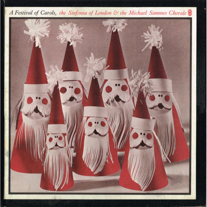 Sinfonia Of London & Mike Sammes Singers – A Festival Of Carols (3xLP, Album, Club, RE + Box) (Very Good Plus (VG+))