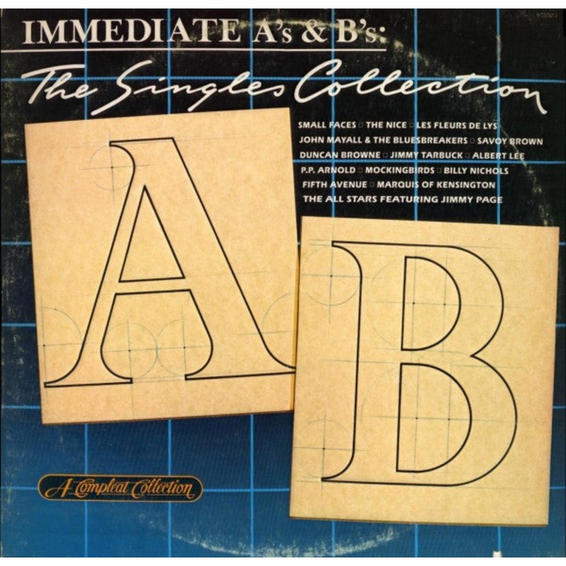 Various – Immediate A’s & B’s: The Singles Collection / A Compleat Collection (2xLP, Comp) (Mint (M))