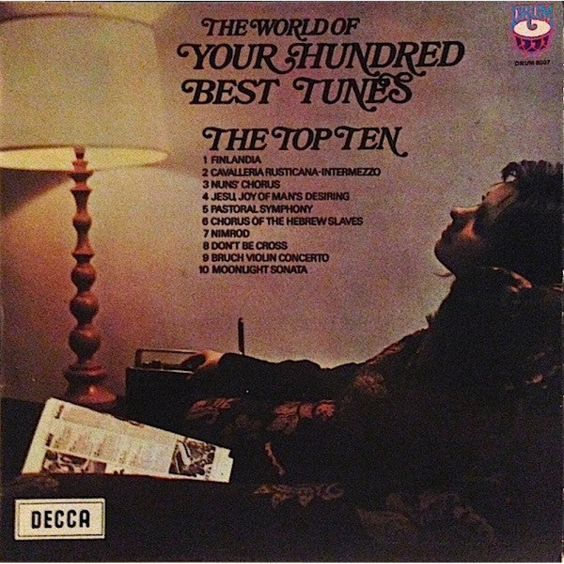 Various – The World Of Your Hundred Best Tunes, The Top Ten (LP, Comp) (Very Good Plus (VG+))