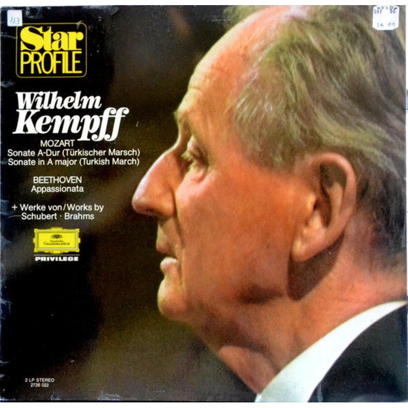 Wilhelm Kempff – Star Profile (2xLP, Comp) (Very Good (VG))