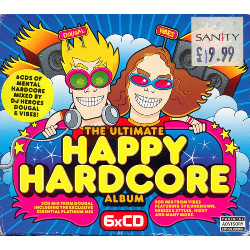 Dougal & DJ Vibes – The Ultimate Happy Hardcore Album (6xCD, Mixed + Box) (Very Good Plus (VG+))