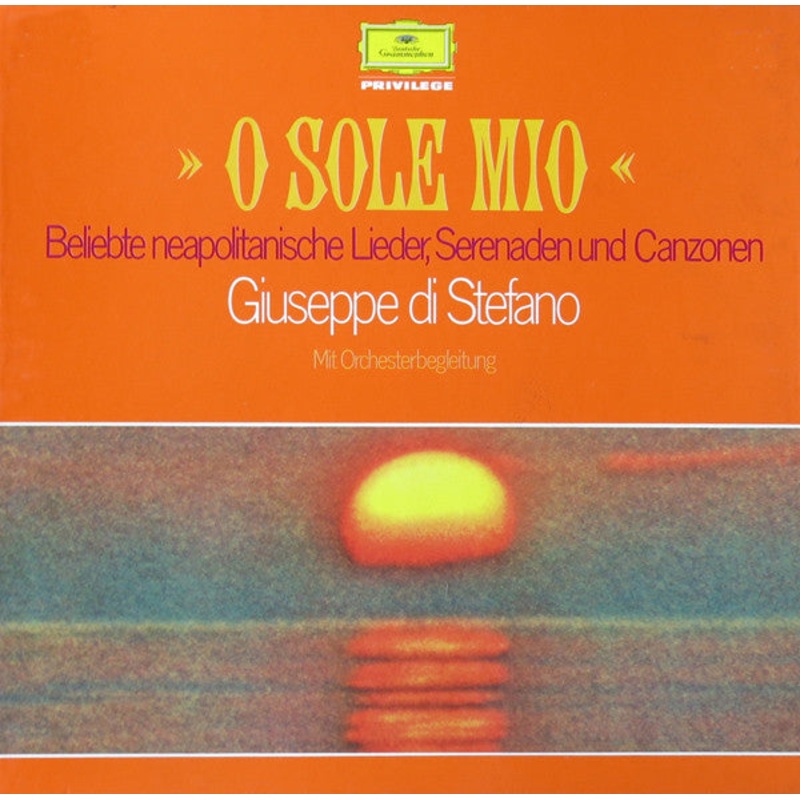 Giuseppe di Stefano –  O Sole Mio  (Beliebte Neapolitanische Lieder, Serenaden Und Canzonen) (2xLP + Box, Comp) (Very Good Plus (VG+))