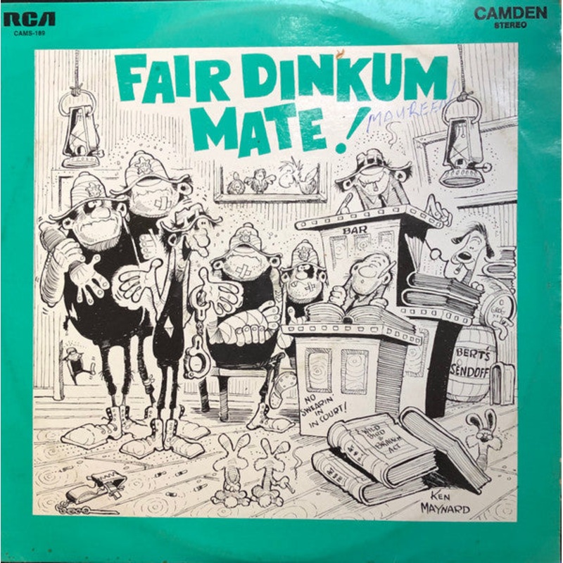John Ashe – Fair Dinkum Mate! (LP) (Very Good Plus (VG+))