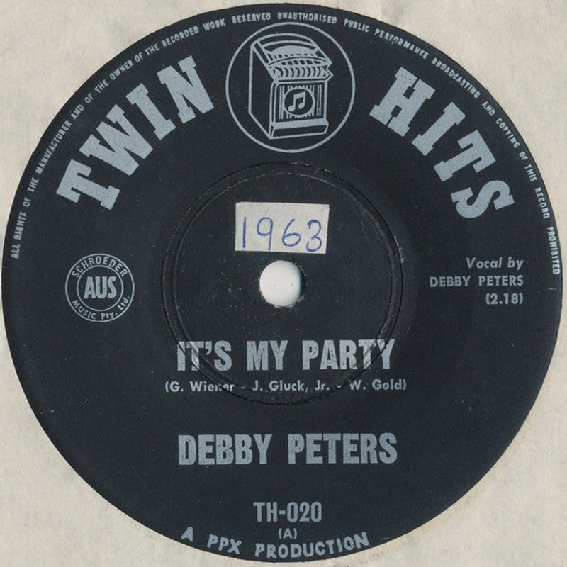 Debby Peters / T. J. Thompson – It’s My Party / Those Lazy, Hazy, Crazy Days Of Summer (7, Single) (Good Plus (G+))
