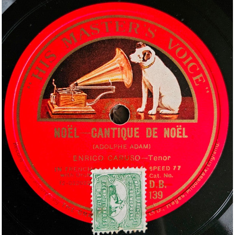 Enrico Caruso – Nol / Sancta Maria (Shellac, 12) (Very Good (VG))