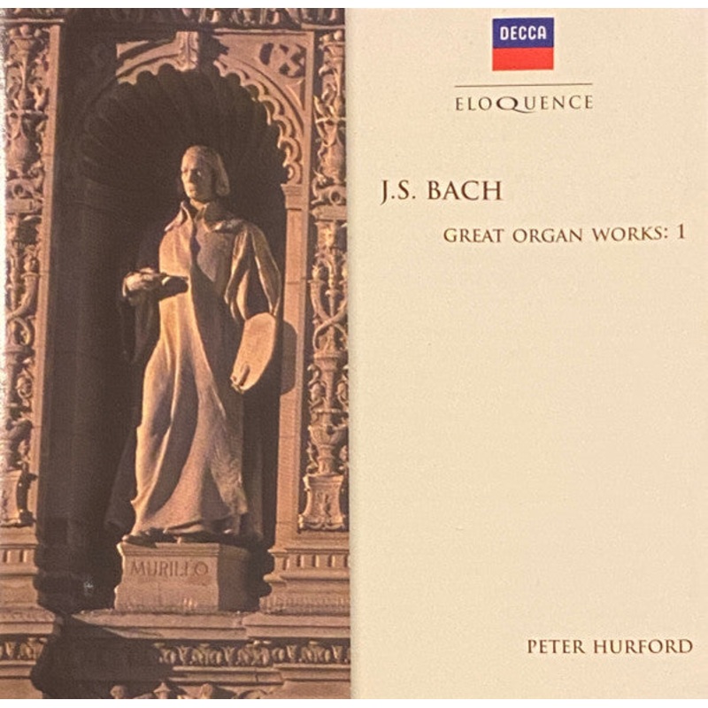 Johann Sebastian Bach – Peter Hurford – Great Organ Works: 1 (CD, Album) (Very Good Plus (VG+))