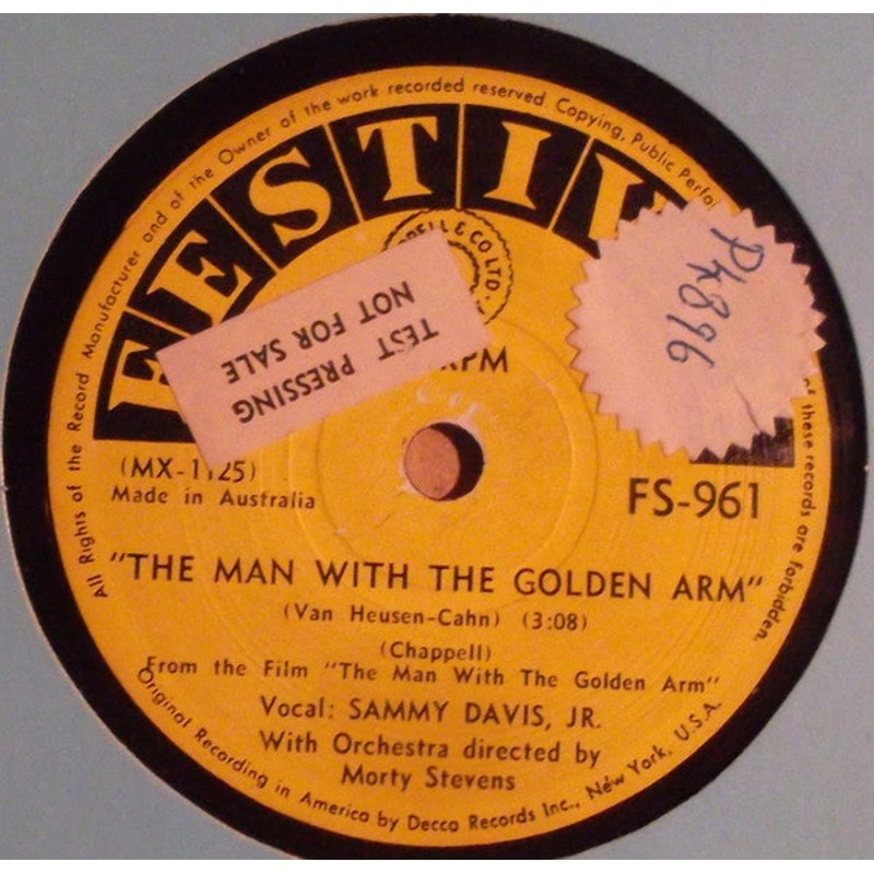 Sammy Davis Jr. – The Man With The Golden Arm / In A Persian Market (Shellac, 10) (Good Plus (G+))