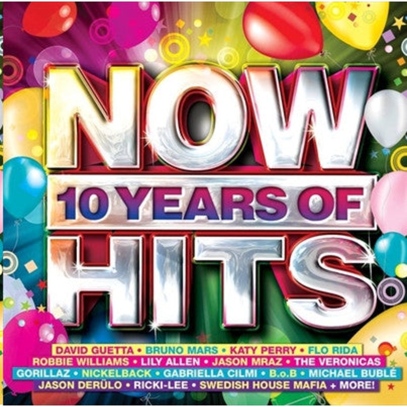Various – NOW: 10 Years Of Hits (2xCD, Comp) (Very Good (VG))