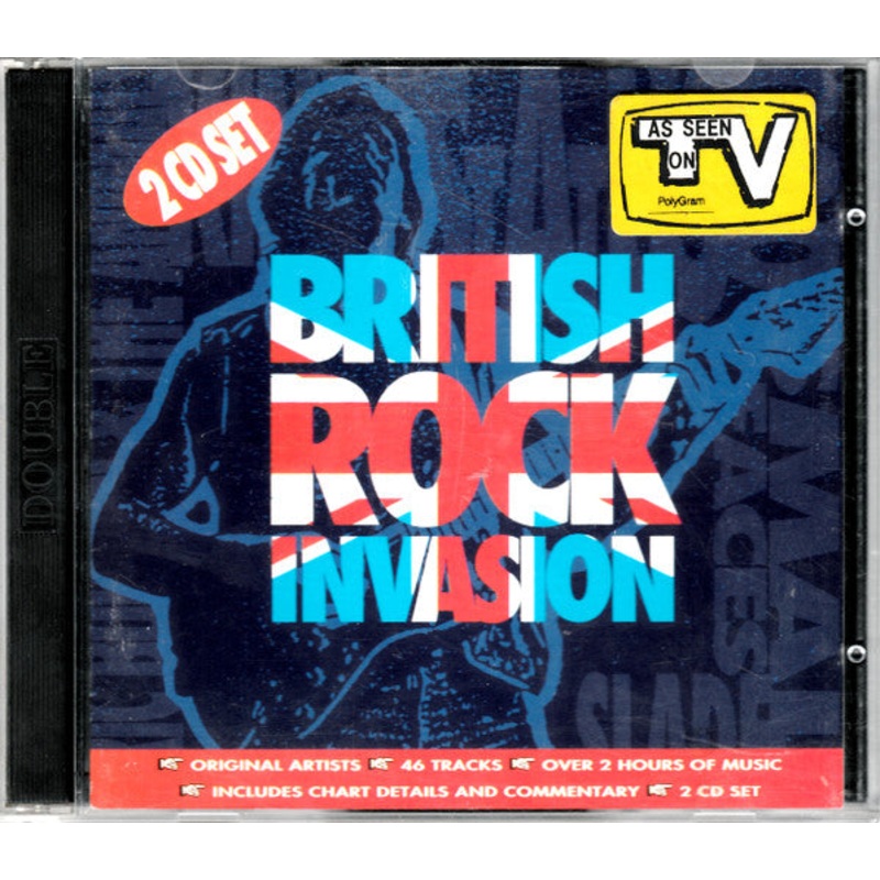 Various – British Rock Invasion (2xCD, Comp) (Very Good Plus (VG+))
