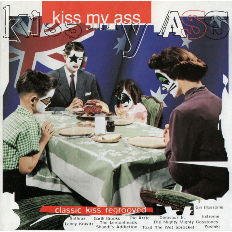 Various – Kiss My Ass: Classic Kiss Regrooved (CD, Comp, Gol) (Very Good Plus (VG+))