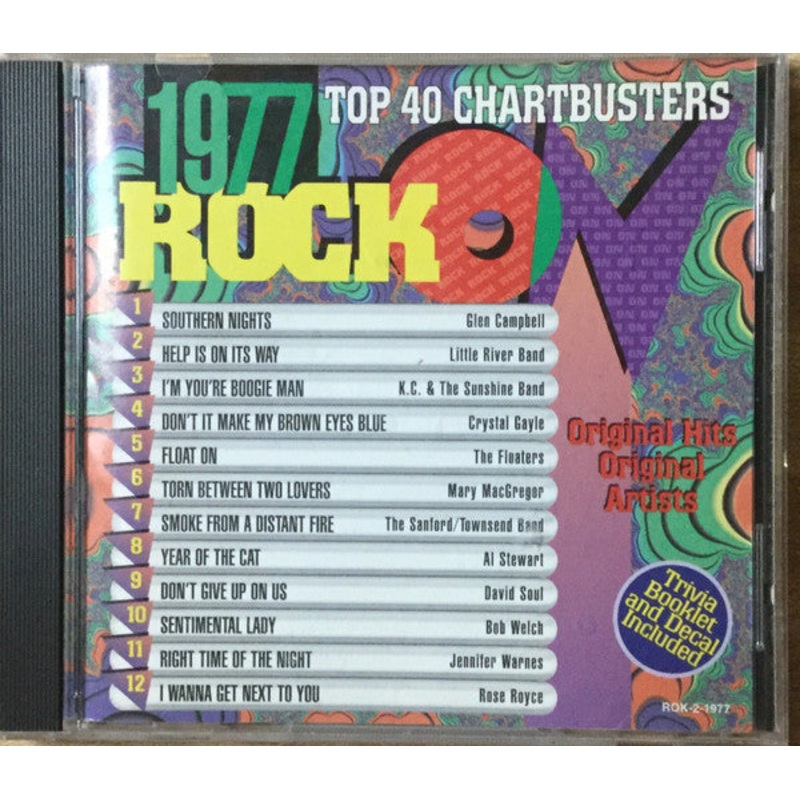 Various – Rock On 1977 (CD, Comp) (Mint (M))