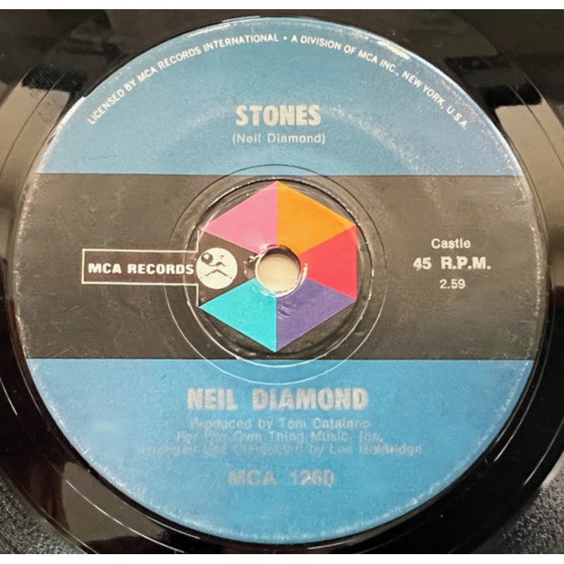 Neil Diamond – Stones / Crunchy Granola Suite (7, Single) (Very Good Plus (VG+))