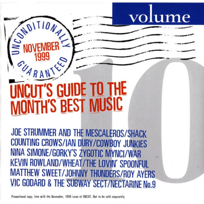 Various – Unconditionally Guaranteed Volume 10 November 1999 (Uncut’s Guide To The Month’s Best Music) (CD, Comp, Promo) (Very Good Plus (VG+))