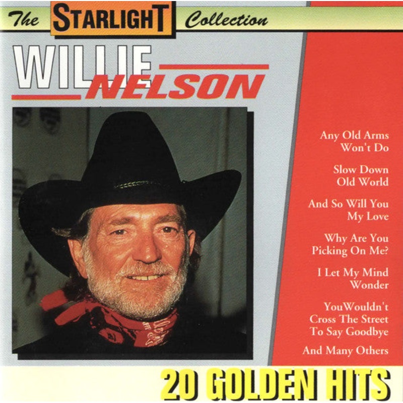 Willie Nelson – 20 Golden Hits (CD, Album, Comp) (Very Good Plus (VG+))