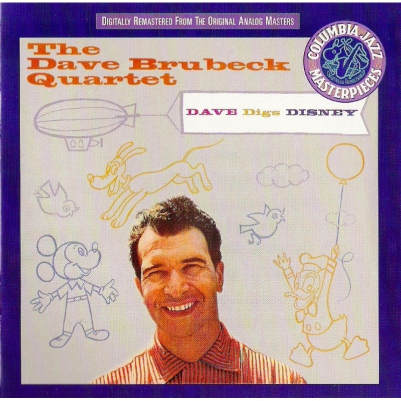 The Dave Brubeck Quartet – Dave Digs Disney (CD, Album, Mono, RE, RM) (Very Good Plus (VG+))
