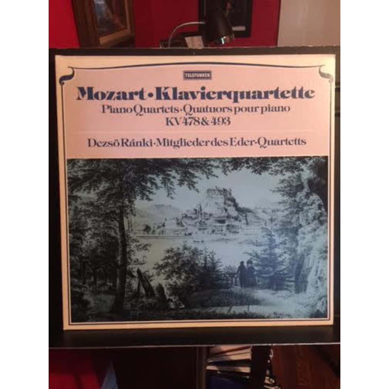 Wolfgang Amadeus Mozart, Dezs Rnki, der Quartet – Klavierquartette – Piano Quartets – Quatuors pour piano KV 478 & 493 (LP, Album) (Very Good Plus (VG+))