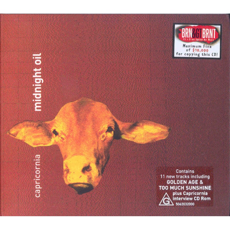 Midnight Oil – Capricornia (CD, Album, Enh, Dig) (Very Good Plus (VG+))