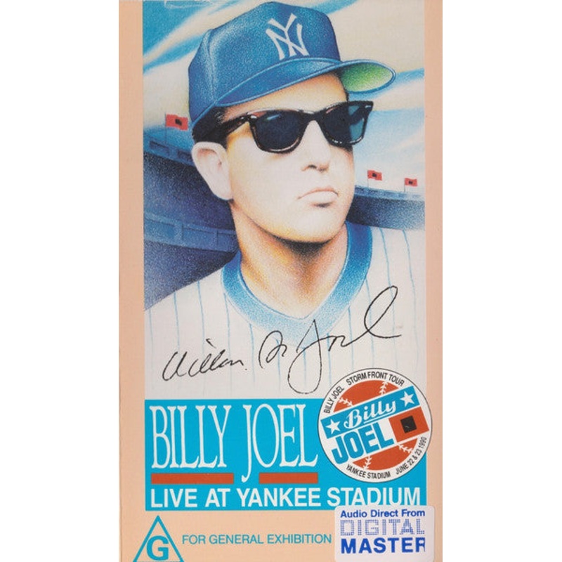 Billy Joel – Live At Yankee Stadium (VHS, PAL) (Very Good Plus (VG+))