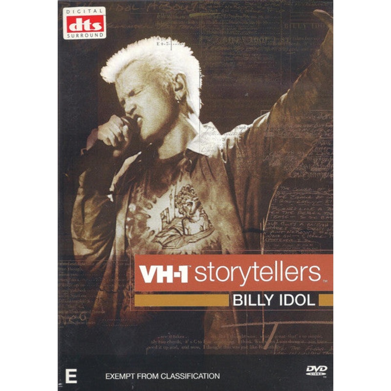 Billy Idol – VH1 Storytellers (DVD-V, Album, PAL) (Very Good (VG))